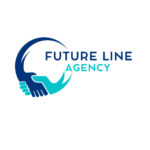 Blue Flat Illustrative Finance Company Logo Blue Flat Illustrative Finance Company Logo